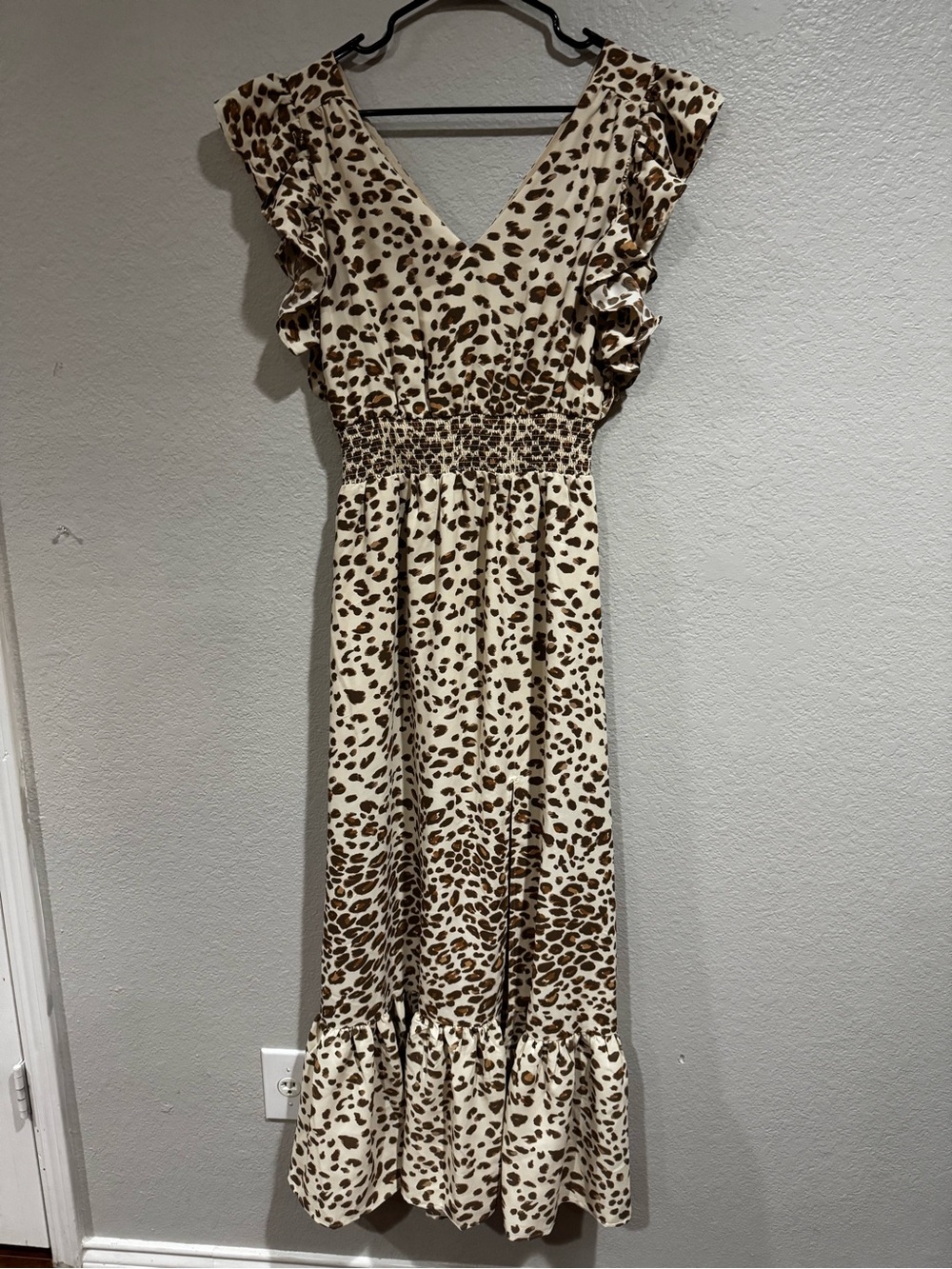 Animal Print Maxi Dress size small